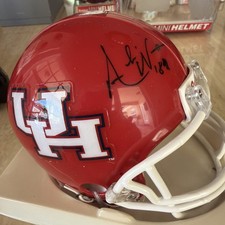Andre Ware Signed Auto Houston Cougars Mini Helmet 89’ Heisman Tristar COA 