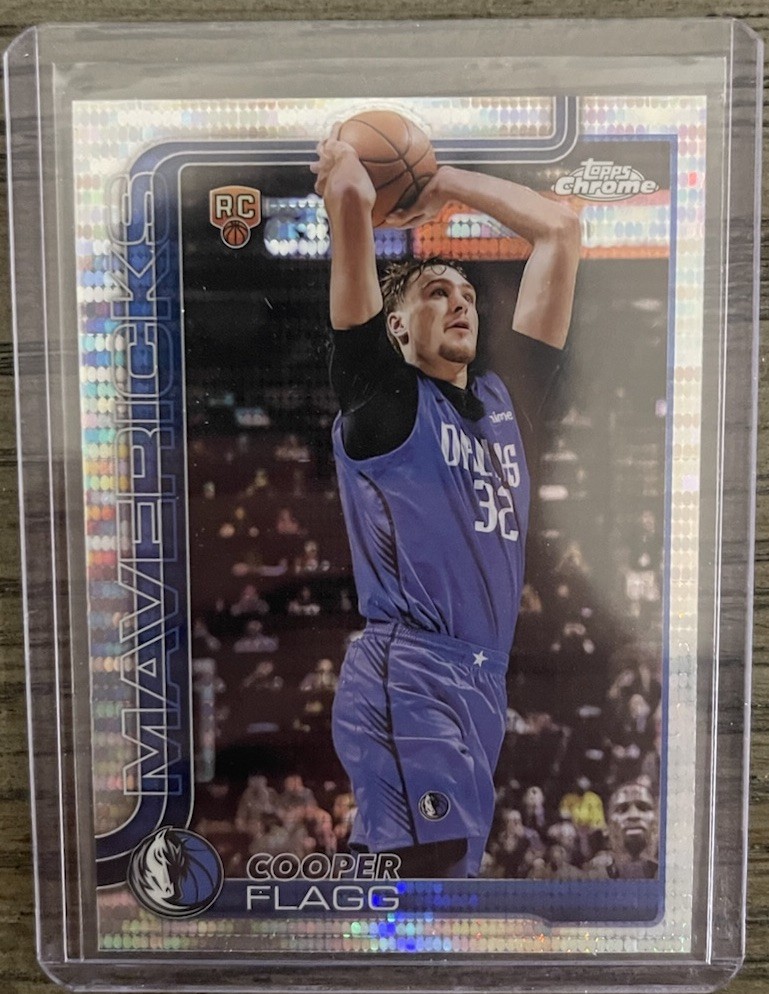 2025-26 Topps Chrome #251 COOPER FLAGG PULSAR REFRACTOR ROOKIE