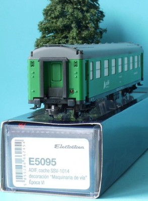 ELECTROTREN E5095 COACH SSV-1014 ADIF MAQUINARIA DE VIA EPOCH VI NEU BOXSCHADEN