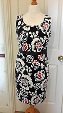 Black & White Tea Dress Size 12 NWOT
