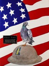 WWI Hero Cher Ami pigeon signed Art Print