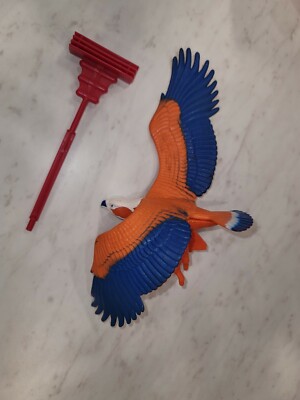 He-man Masters Universe Figure MOTU Zoar Eagle Bird Toy 1972 Orange Blue Vintage