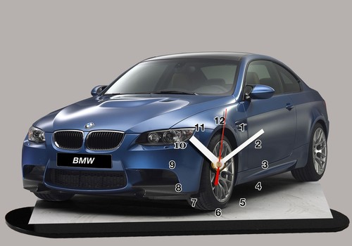 Modellini di automobili, BMW M3 E92 -02, Passeggero Auto, 11,8x 7,8 pollici  in alluminio con Orologio | eBay