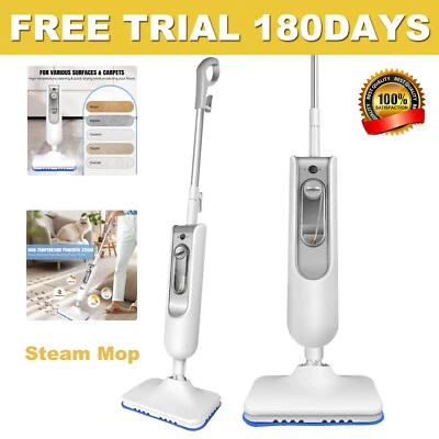 DAYPLUS 2025 Lightweight Hot Steam Mop, Floor Steamer for Tile, Laminate and Wood Floor