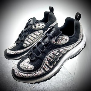 Nike Air Max 98 Lx Black Recycled Av4417 001 Women S Size 11 5 Men S 10 Ebay