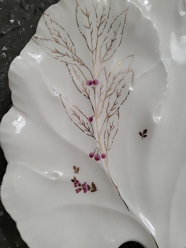 mikasa ivory bone china belle epoque leaf tray - Picture 2 of 8