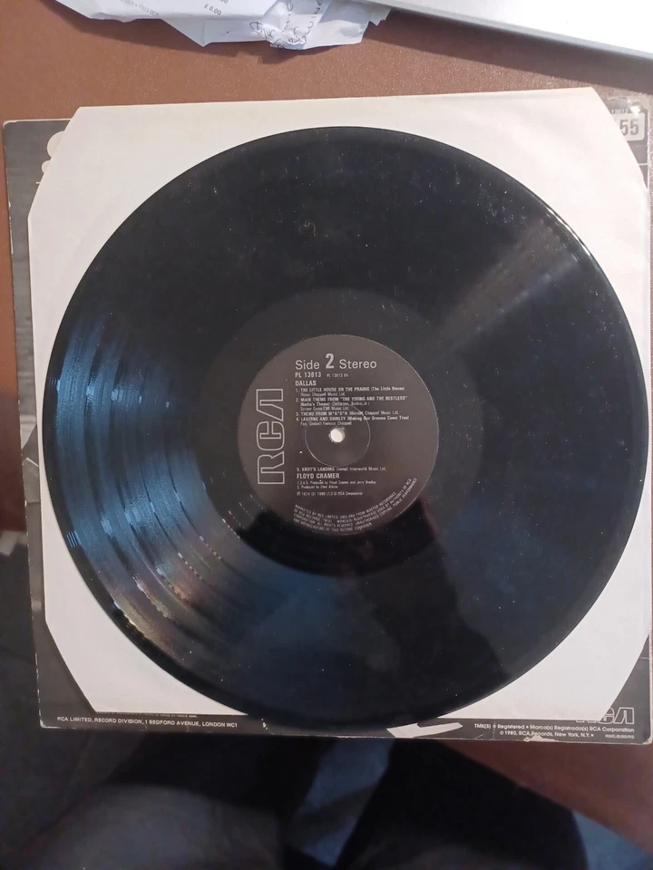 FLOYD CRAMER DALLAS VINYL LP 1980 - Image 4 of 4
