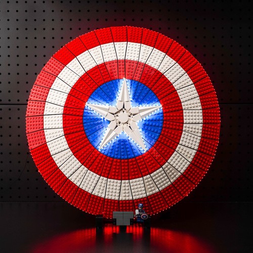 LocoLee LED Licht Kit für Lego 76262 Captain America's Shield DIY Beleuchtung - Bild 2 von 15