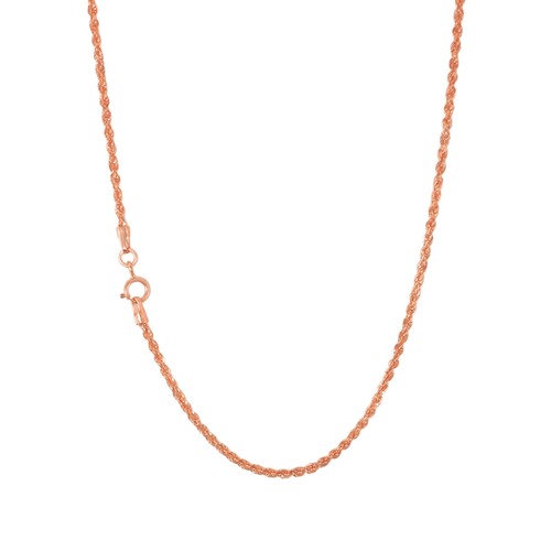 10K Rose Gold 1.8mm Womens Diamond Cut 
