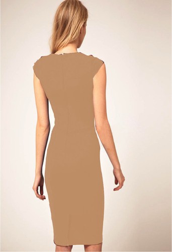 DS-B Ladies Women's Stylish Bodycon Business Cocktail Evening Party Dress - Picture 7 of 32