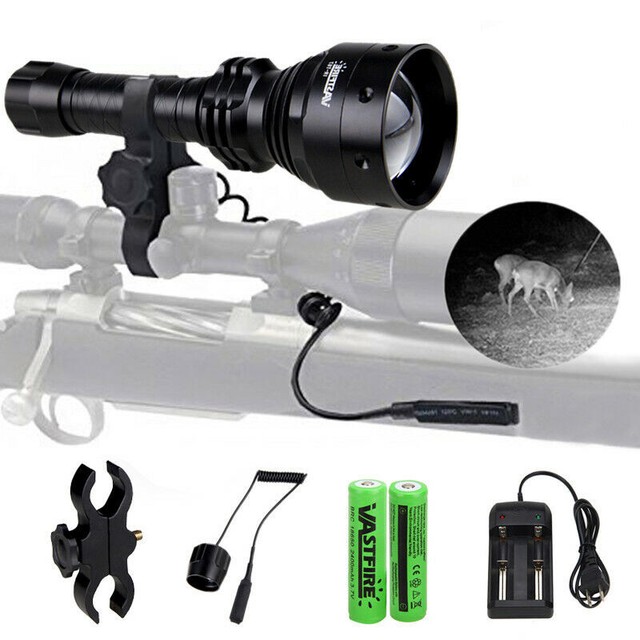 Zoom IR 850nm T67 Illuminators Infrared Night Vision LED Hunting Light