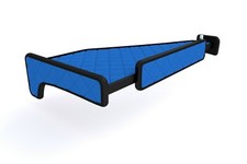 Tisch Mittelkonsole Mit LED Kabine Holz Blau Mercedes Actros MP4 Tisch Mittelkonsole Mit LED Kabine Holz Blau Mercedes Actros MP4