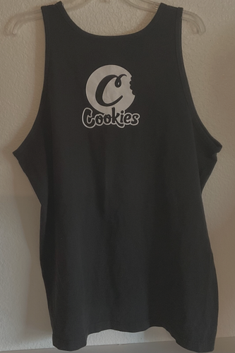Men's Shaka Wear Cookies Sleeveless T-Shirt Size XL Black w/Graphics - 第 4/4 張圖片