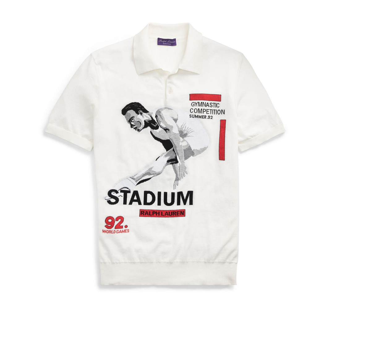 $895 Ralph Lauren Purple Label Gymnastic Limited Olympic Slim Polo Shirt  Sweater