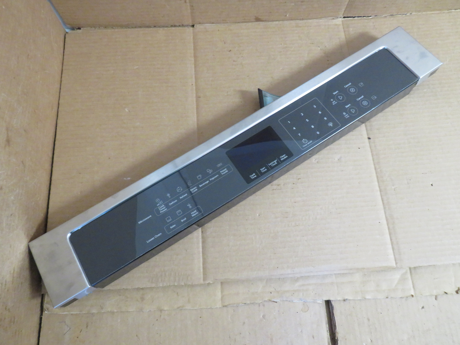 Whirlpool Microwave Oven Control Panel Without Board W10812356 W10864182-image