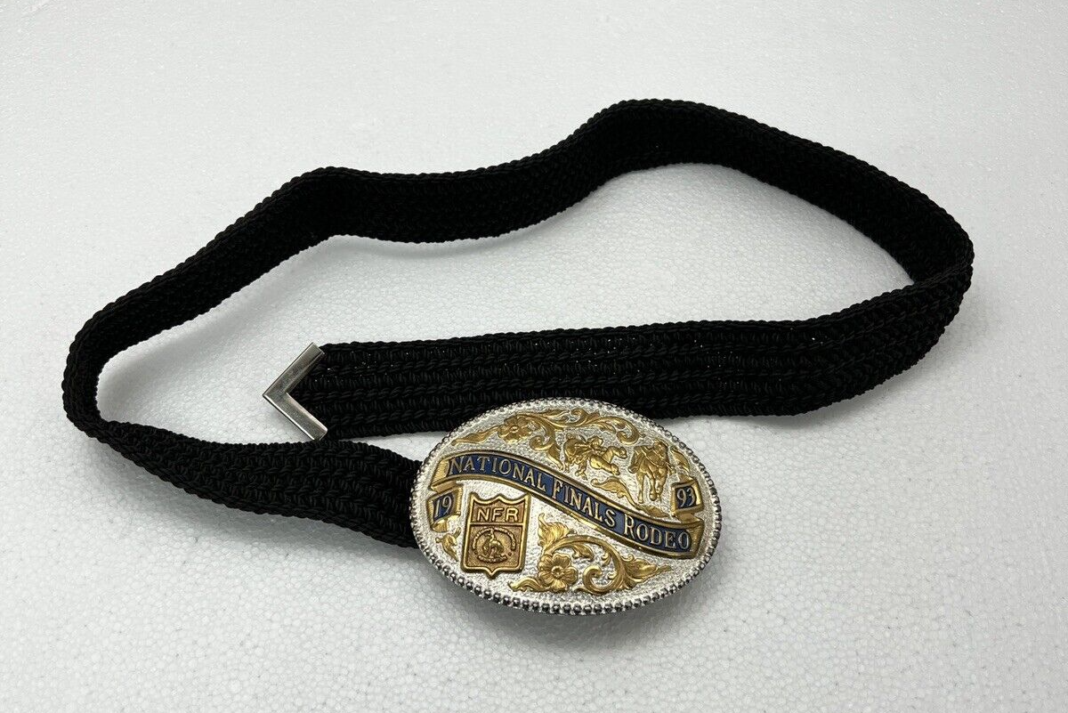 PRCA CRC 93’ Champion All-Around Rodeo Belt Buckle - Sterling Silver & Gold Fill The most coveted buckle in the rodeo world ? main image 2