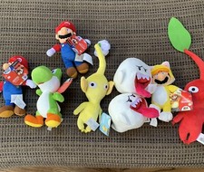 Jakks Pacific Super Mario Bros World of Nintendo Stuffed Plush Mario 8 w/Tag