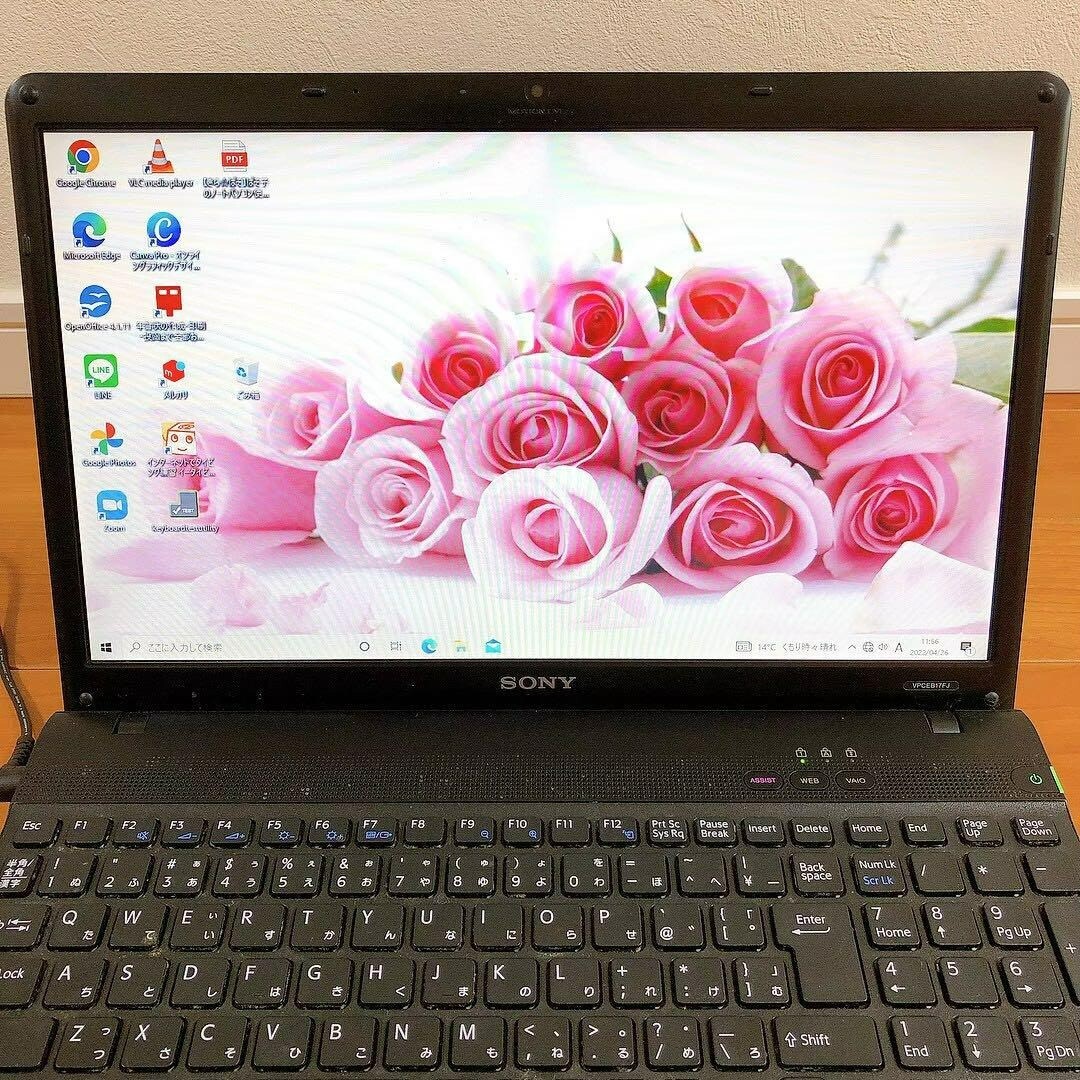 Sony Vaio VPCEB17FJ Black Core i3 Windows10 RAM 4GB HDD