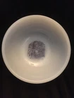 Vintage Milk Glass  Bowl w/Picture On Bottom, Great Condition