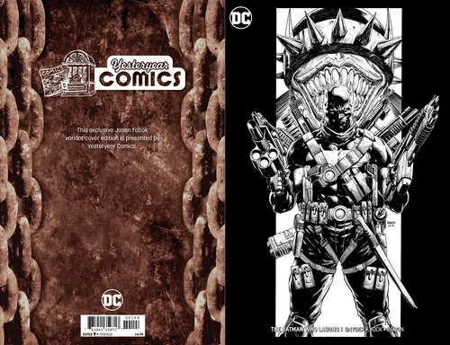 The Batman Who Laughs #1 Yesteryear Comics B/W Jason Fabok variant set