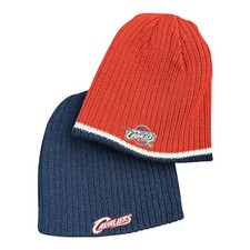 Cleveland Cavaliers Ribbed Knit Reversible Beanie Hat Cap