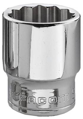 Facom J.18 3/8'' Antrieb OGV 12 Punkt Steckschlüssel - 18 mm
