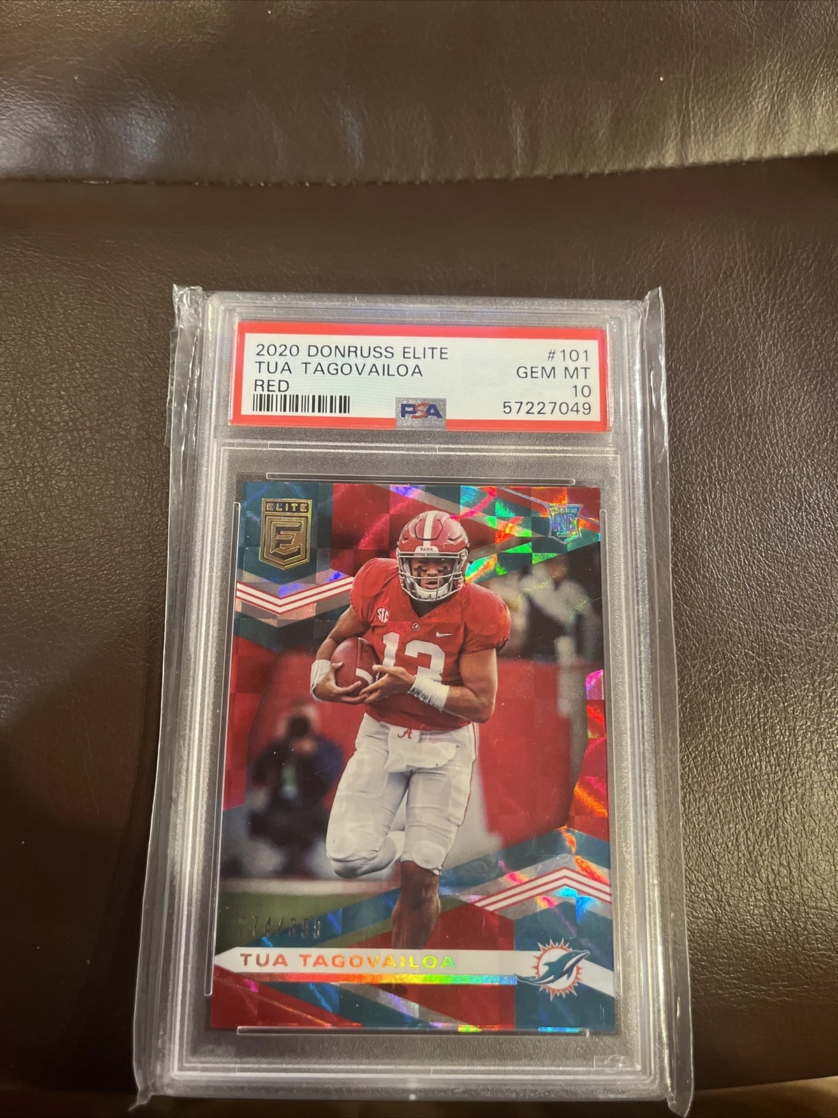 Tua Tagovailoa Panini Donruss Elite #101 Red