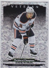 2022/23 PARKHURST CHAMPIONS..ZACH HYMAN..SPECKLED FOIL..CARD # 212..OILERS