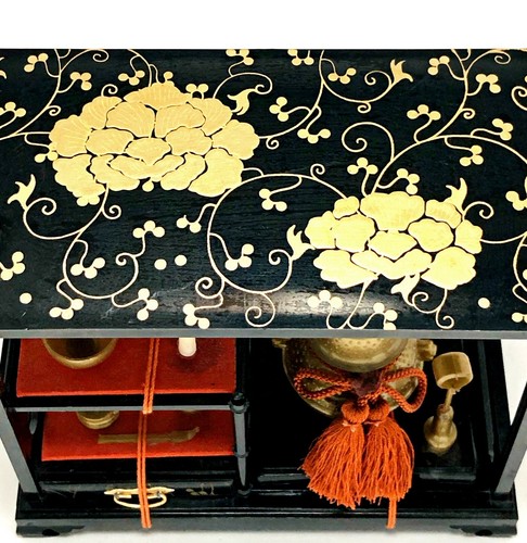 Japanese Hina Doll Miniature Vintage Dollhouse Chadougu Tea Ceremony Collectible - Picture 5 of 8
