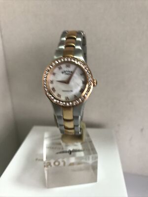 Rotary Damen Armbanduhr Roségold und Edelstahl LB03501/07