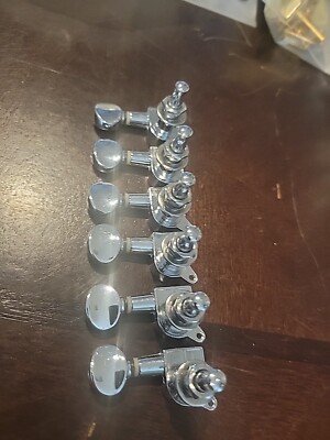 Unbranded 6 inline Mini  Tuners Chrome