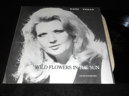 Private Country Lounge Singer Lp ROSE VEGAS Autographed Cheesecake GOLDEN ROSE