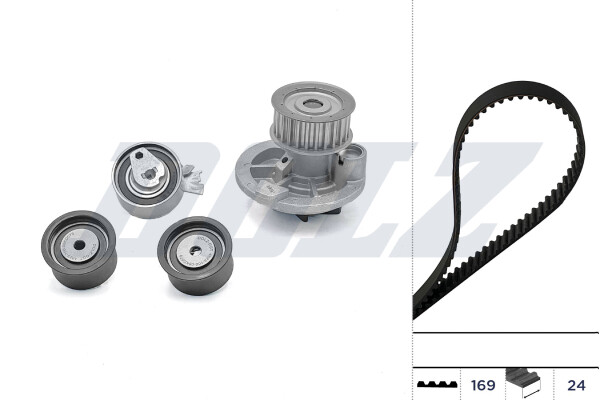 Dolz KD068 Wasserpumpe + Zahnriemensatz For Chevrolet Daewoo Opel-image