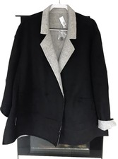 Marlawynne 2 Tone Reversible Jkt Grey And Black L £100 New With Button Attached