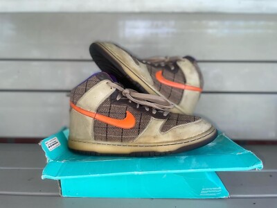 Nike Dunk Hi Tweed Size 10.5