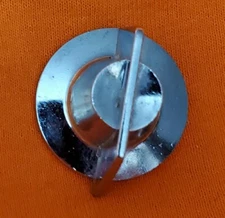 Whirlpool Washer 87372 METAL Control Knob USED part Chrome Selector Switch OEM