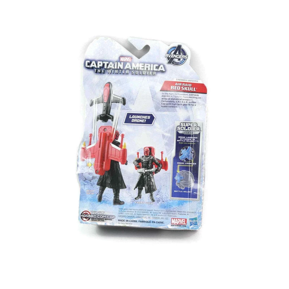 Figura de acción Marvel Capitán América Calavera Roja 4" 2013 Hasbro Sin usar, en caja Hydra Avengers Foto 2 de 4