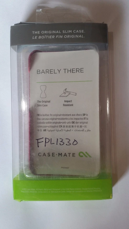 FUNDA CASE-MATE APENAS HAY DELGADA PARA LG OPTIMUS COLOR ROSA Foto 2 de 2