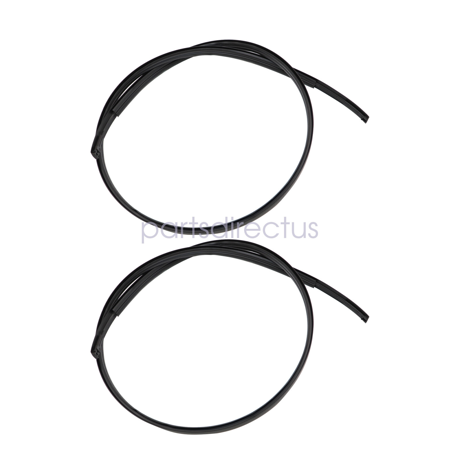 Black High Quality Roof Trim Molding Kit Fit for 2006-16 Toyota Yaris Hatchback