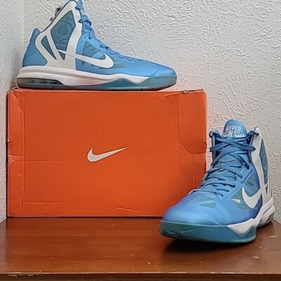 Nike Air Max Hyper Aggressor High UNC Blue PE Mens Sneakers 524867-402 Size 12