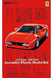 Rare Kit Big Size Fujimi 1/16 Ferrari 288 GTO from Japan 3701 | eBay