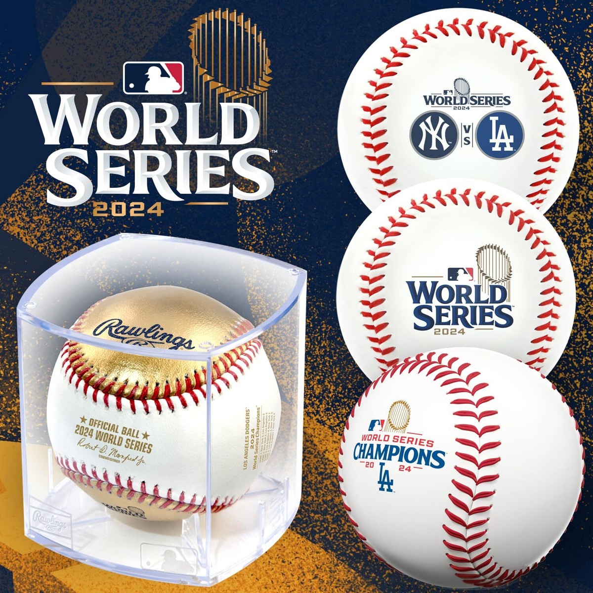Rawlings Rare 2024 MLB World Series Official Collectible Baseball