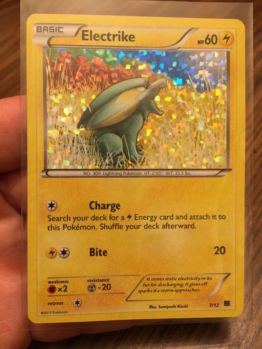 ELECTRIKE 2015 BASIC HOLO POKEMON CARD XY-PRIMAL CLASH #59/160