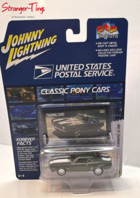 Johnny Lightning 1/64 USPS 1969 CHEVROLET CAMARO Z/28 FOREST GREEN