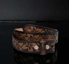 Western Genuine Leather Belt Full Grain Women's Heavy Duty Without Buckle