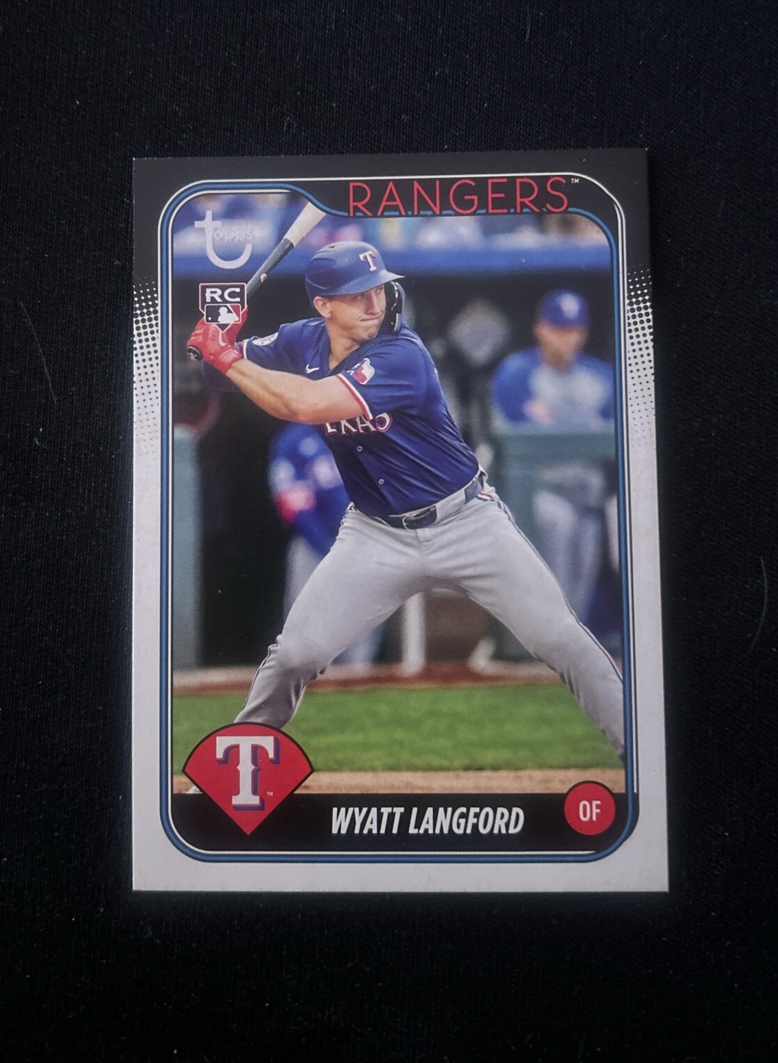 2024 Topps Update Wyatt Langford Vintage Stock /99 RC Rookie #US151 Ranger