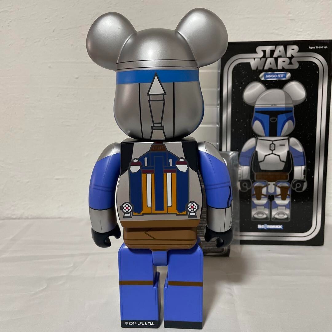MEDICOM TOY STUSSY STAR WARS BE@RBRICK 400% Jango Fett MEDICOM TOY STUSSY STAR WARS BE@RBRICK 400% Jango Fett