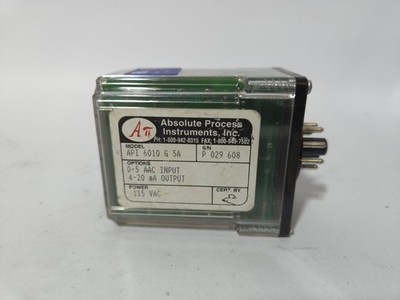 Absolute Process Instruments  API 6010 G 5A   AC/DC Transmitter, Isolated