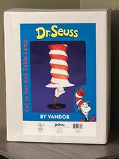 Dr Seuss CAT IN THE HAT Table Lamp by Vandor -  2001 New in Box. UL listed