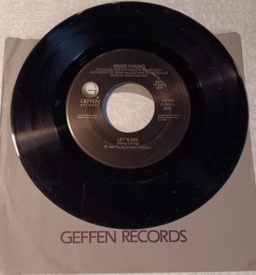 WANG CHUNG - Let's Go/Hypnotize Me, 45, New, NM 1986,Geffen Records
